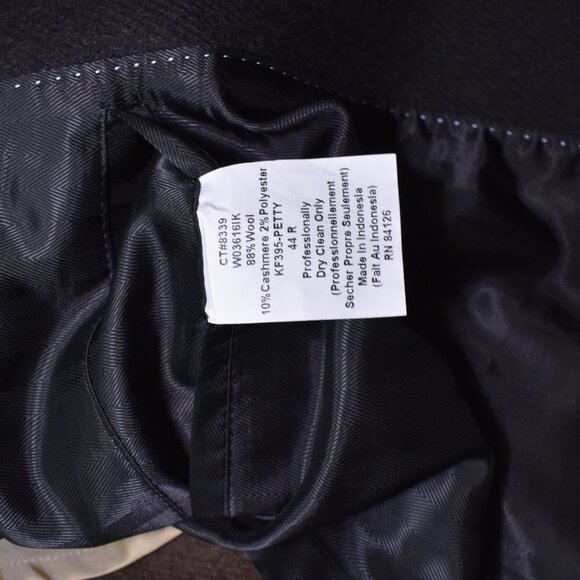 Kroon Wool Cashmere Coat Men's Sz Large Button Up Long Dress Suit Jacket - Picture 11 of 14